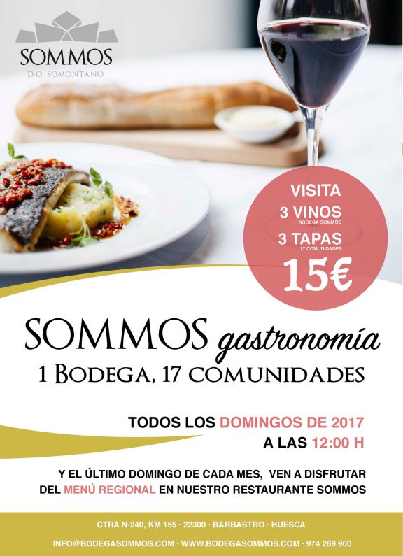 VISITA SOMMOS GASTRONOMIA BODEGA SOMMOS