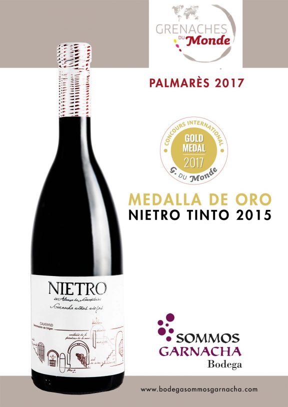 Nietro Tinto 2015 Medalla de Oro - Bodega SOMMOS