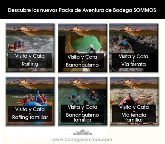 Packs Aventura en Bodega Sommos