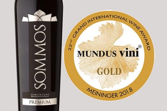 Medalla de Oro en Mundus Vini para SOMMOS Premium 2013