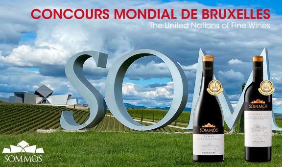 Vinos de Bodega SOMMOS Medalla de Oro en el Concours Mondial De Bruxelles 2021