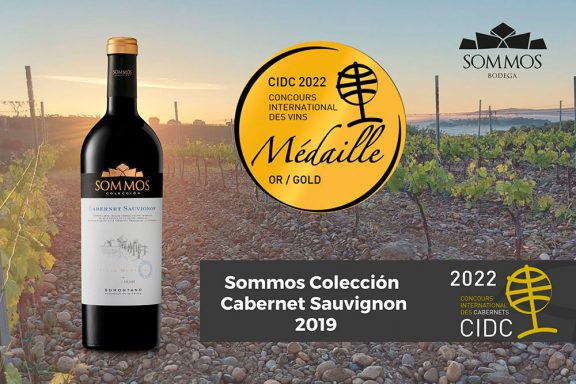 Medalla de oro para Sommos Colección Cabernet Sauvignon 2019 en Concours International des Cabernets 2022