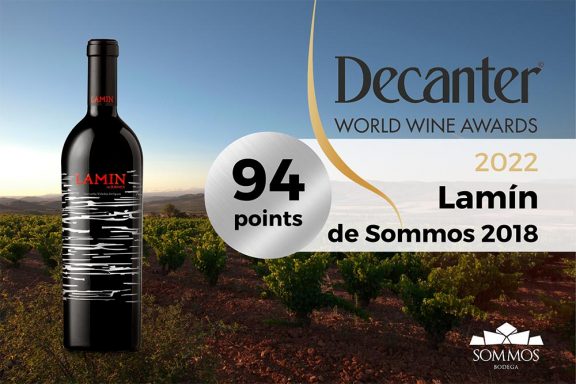 Lamín de Sommos 2018, la garnacha aragonesa mejor valorada en los Decanter World Wine Awards 2022