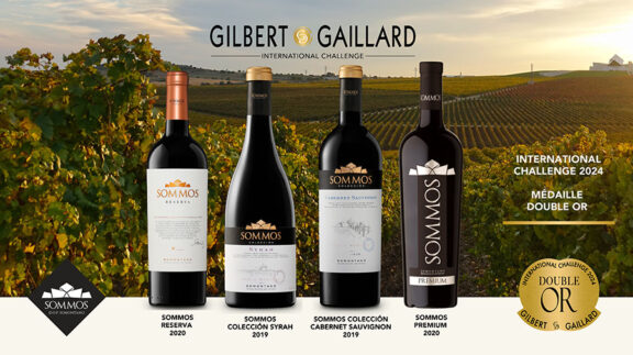 Bodega Sommos obtiene cuatro medallas Doble Oro en Gilbert & Gaillard International Challenge