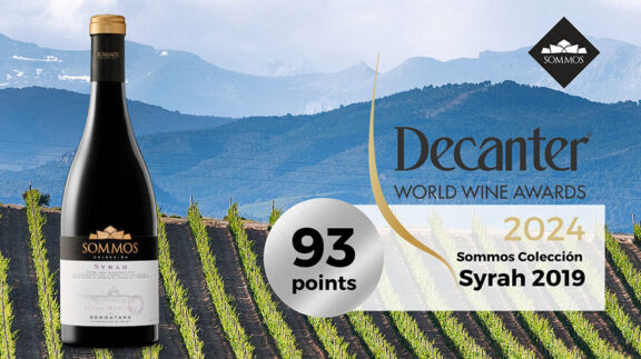 93 puntos para Sommos Colección Syrah 2019 en Decanter 2024