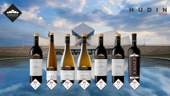 Seven wines of Bodega Sommos were awarded 90 points or more in Miquel Hudin’s “The Wines of Aragón 2025”
