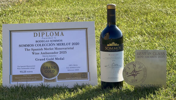 Sommos Colección Merlot 2020, mejor monovarietal de Merlot de España en la guía Wine Up!