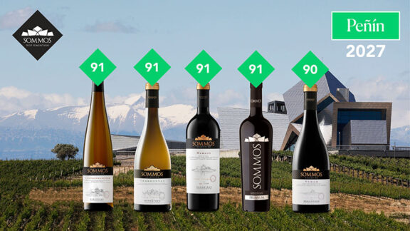 La Guía Peñín 2027 reconoce a Bodega Sommos y Sommos Garnacha con altas puntuaciones